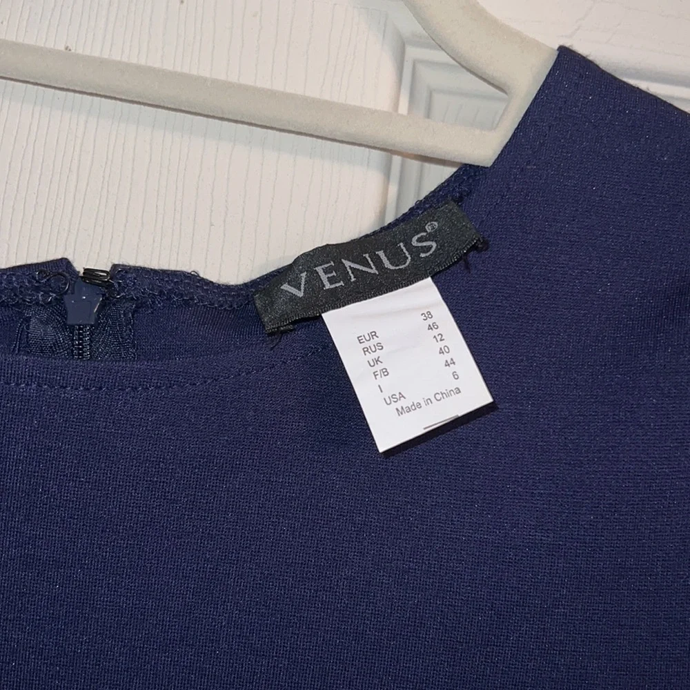 Venus Navy Dress - Picture 4 of 5